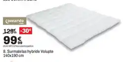 Dreamée Surmatelas hybride Volupte