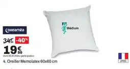 Dreamée Oreiller Memolatex