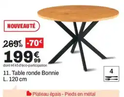 Bonnie Table ronde