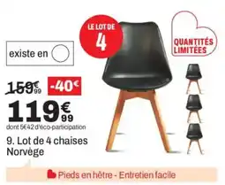 Norvège chaises