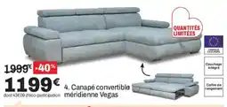 Vegas Canapé convertible méridienne