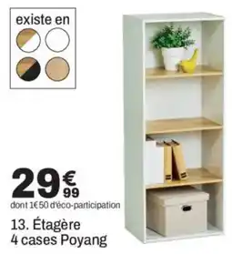 Poyang Étagère 4 cases