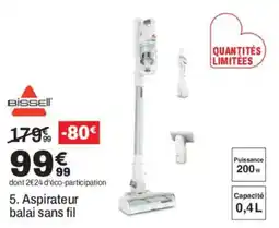 Bissell Aspirateur balai sans fil