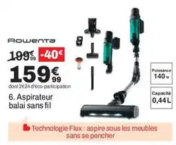 Rowenta Aspirateur balai sans fil