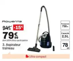 Rowenta Aspirateur traîneau