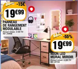 Panneau de Rangement Modulable