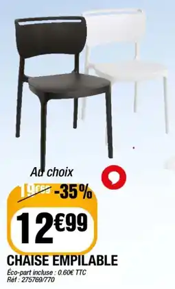 Chaise Empilable