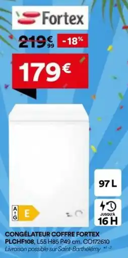 Fortex Congélateur coffre