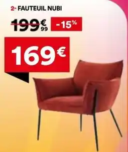 Fauteuil Nubi