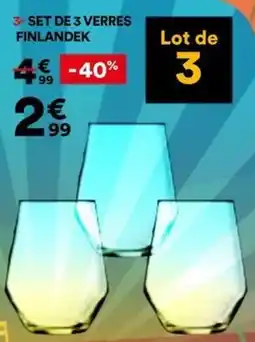 FINLANDEK Verres