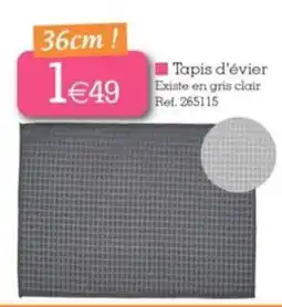 Tapis d'évier