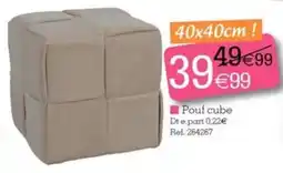 Pouf cube