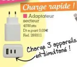 Adaptateur secteur