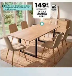 Aliaj la Table Extensible