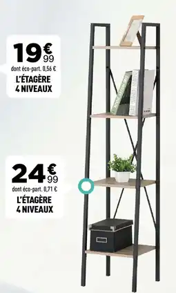 L'étagère 4 Niveaux