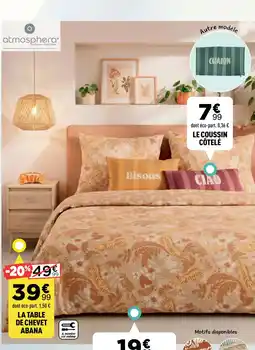 atmosphera LA TABLE DE CHEVET ABANA