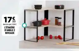 L'étagère D'angle 2 Niveaux