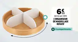 L'organiseur de Maquillage Rotatif
