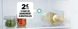 Le bac de rangement à bouteilles