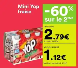 YOP Mini Yop fraise