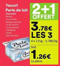Perle de lait Yaourt