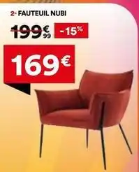 Nubi - fauteuil