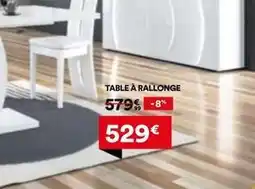 Table à rallonge