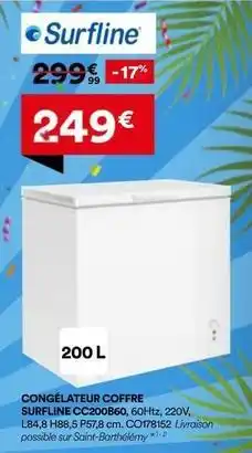 Surfline - congelateur coffre cc20ab60