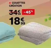 Couettes création