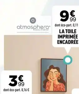 Atmosphera - la toile imprimée encadrée