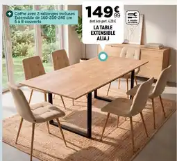 Coffre avec 2 rallonges
