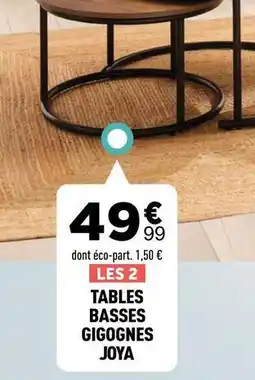 Tables basses gigognes