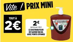 Prix mini - le distributeure de savon