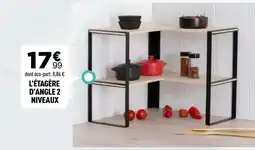 L'etagere d'angle 2 niveaux