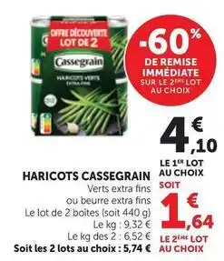 Cassegrain - haricots