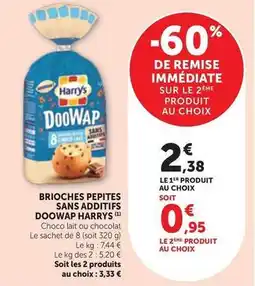 Harry's - brioches pepites sans additifs