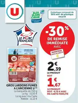 U - gros lardons fumes a l'ancienne