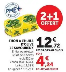Le savoureux - thon a l'huile d'olive