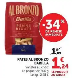 Barilla - pates al bronzo