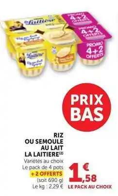 Nestlé - riz ou semoule au lait