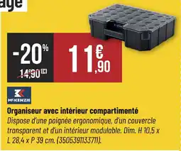 MCKENZIE Organiseur avec intérieur compartimenté