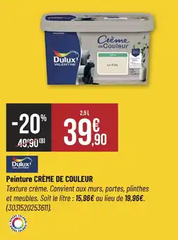 Dulux Peinture CRÈME DE COULEUR