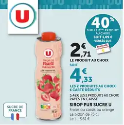 Sirop Pur Sucre U