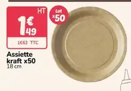 Assiette kraft