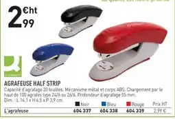Q-Connect Agrafeuse Half Strip