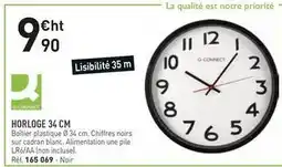 Horloge 34 cm