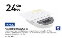 Maul - pêse-lettre oval 2 kg