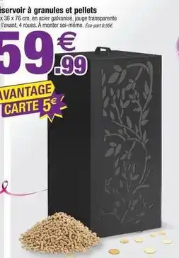 Servoir a granules et pellets