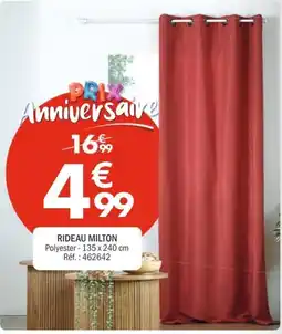 Rideau milton