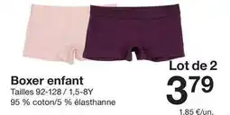 Boxer enfant